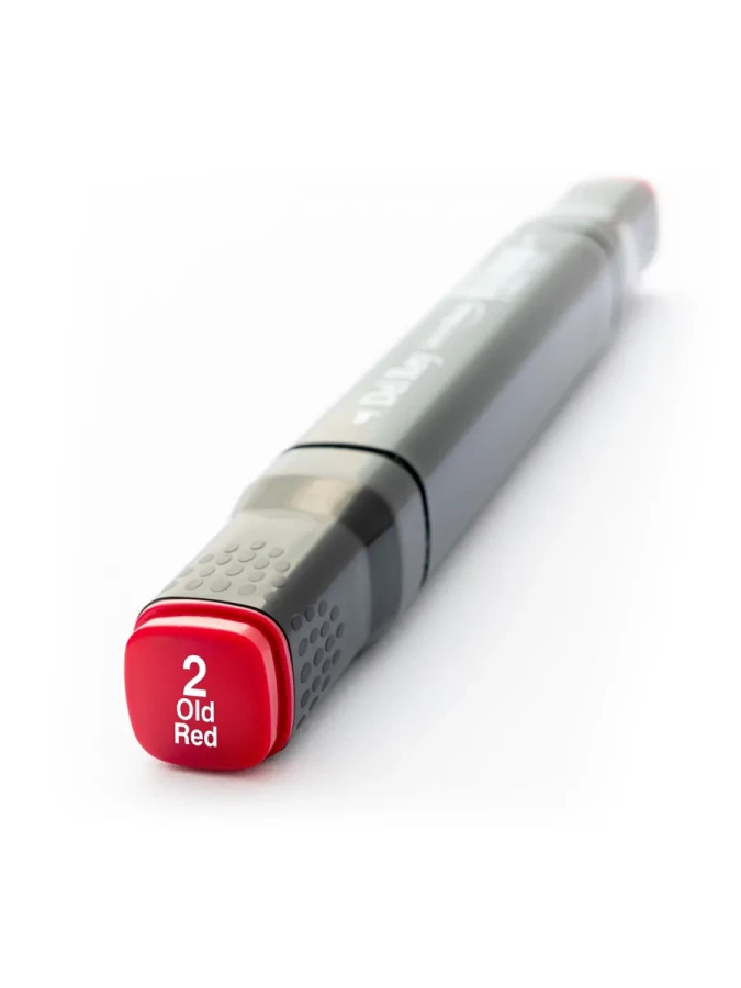 Del Rey Twin Çift Uçlu Marker Kalem R2 Old Red