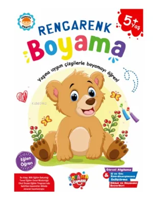 Boyama Zamanı Rengarenk Boyama (+5 Yaş) - Koloni Kitap
