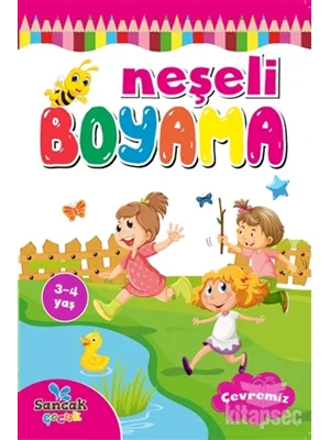 Boyama Zamanı Neşeli Boyama - Çevremiz - Koloni Kitap