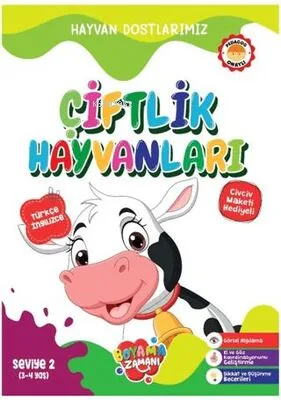 Boyama Zamanı Hayvan Dostlarımız - Çiftlik Hayvanları - Koloni Kitap