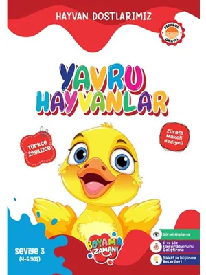 Boyama Zamanı Hayvan Dostlarımız - Yavru Hayvanlar - Koloni Kitap