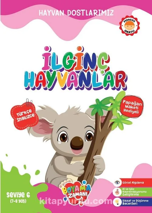 Boyama Zamanı Hayvan Dostlarımız - İlginç Hayvanlar - Koloni Kitap
