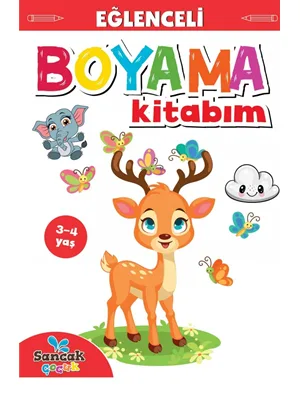 Boyama Zamanı Eğlenceli Boyama Kitabım (3-4 Yaş) - Koloni Kitap