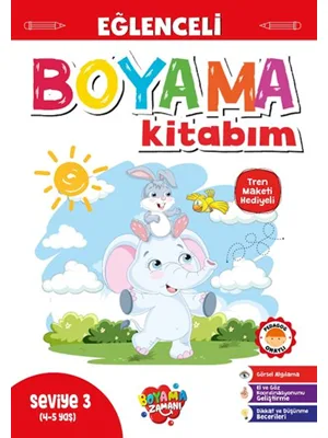 Boyama Zamanı Eğlenceli Boyama Kitabım (4-5 Yaş) - Koloni Kitap