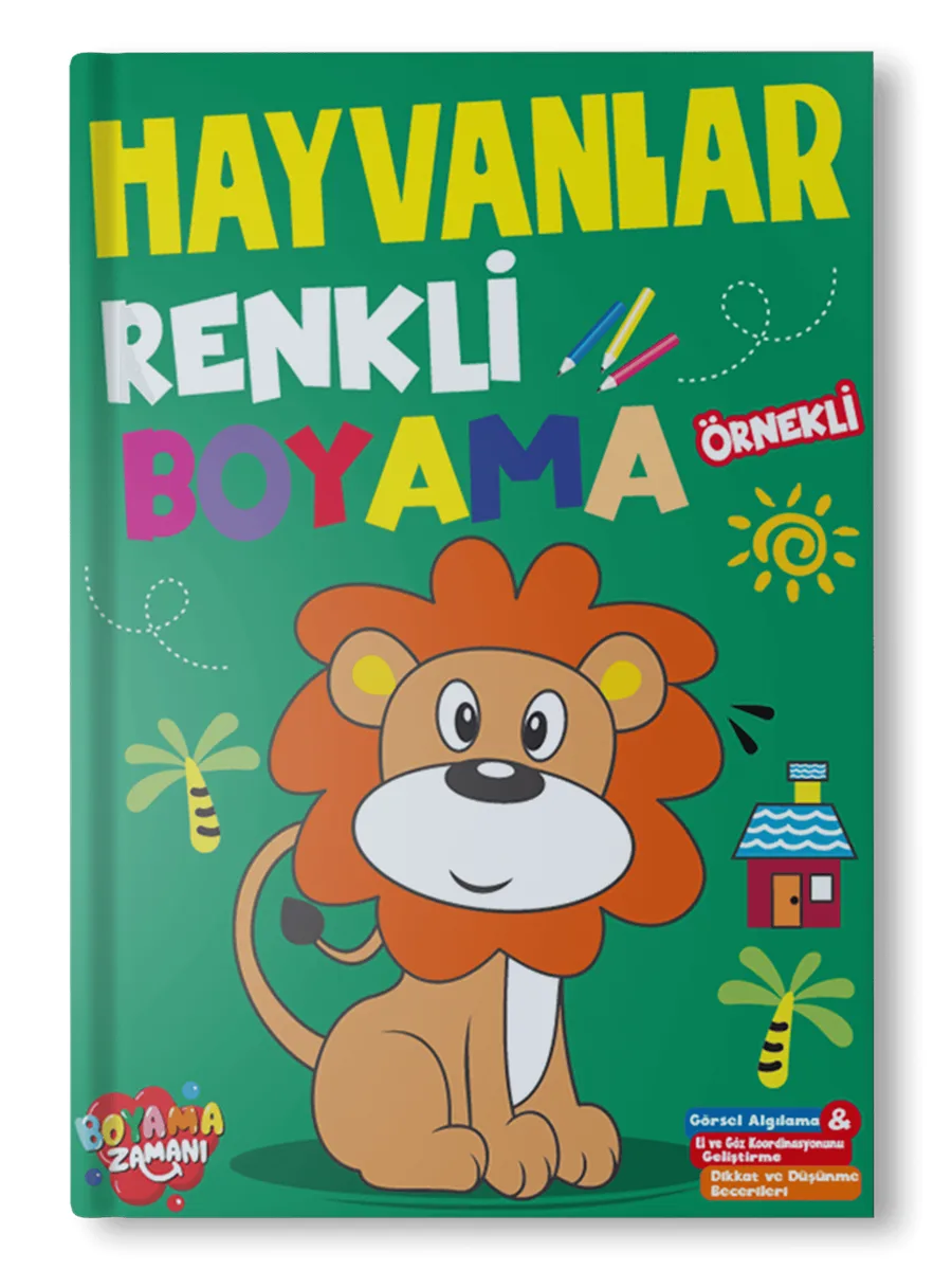 Boyama Zamanı Renkli Boyama - Hayvanlar - Koloni Kitap