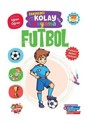 Boyama Zamanı Etkinlikli Kolay Boyama - Futbol - Koloni Kitap