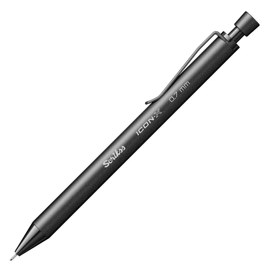 Scrikss İcon-x Metal 0.7 Versatil Kalem Siyah