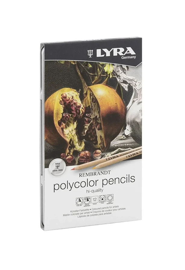 Lyra Rembrandt Polycolor Boya Kalemi Metal Kutu 12"li L2001120