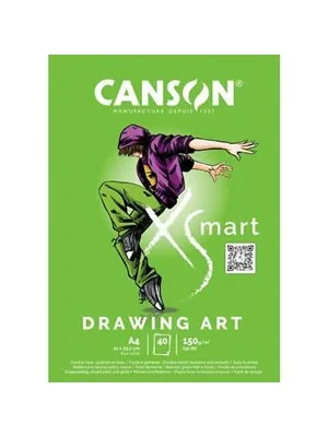 Canson Xsmart A4 120 Gr Pixel Art Çizim Defteri 40 Yp 32250p004