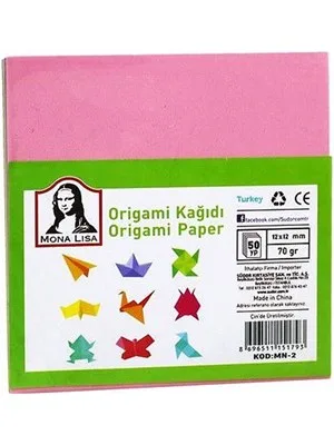 Mona Lisa 14.8x14.8 Mm 70 Gr Origami Kağıdı 50 Yp Mn10-3
