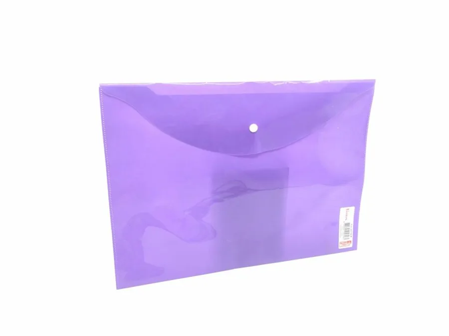 Ticon A4 Çıtçıtlı Zarf Dosya Mor 300188