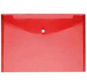 Ticon A4 Çıtçıtlı Zarf Dosya Kırmızı 11034