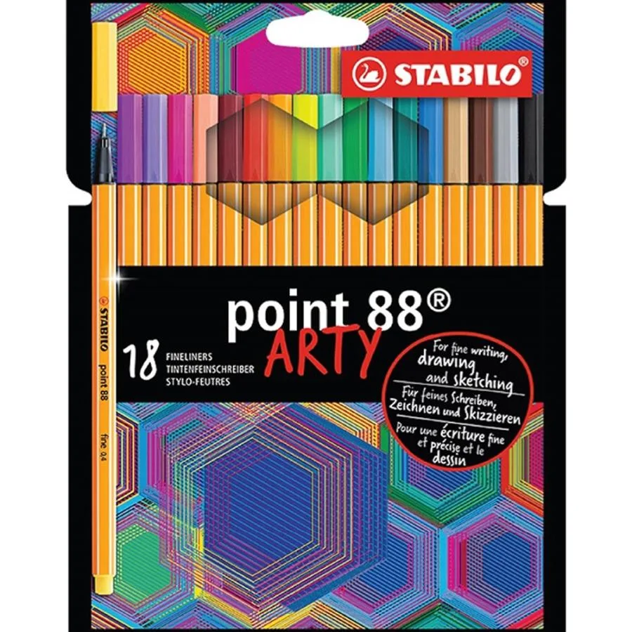 Stabilo Point 88 Arty Keçeli Kalem 18 Renk 8818-1-20