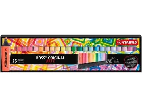 Stabilo Boss Arty Fosforlu Kalem 23"lü 7023-01-5-20