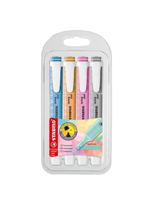 Stabilo Swing Cool Fosforlu Kalem Yeni Pastel Renkler 4"lü 275\4-08-2