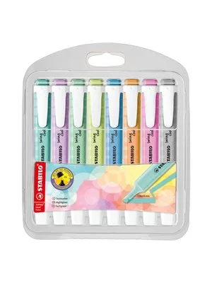 Stabilo Swing Cool Fosforlu Kalem Yeni Pastel Renkler 4"lü 275\4-08-2