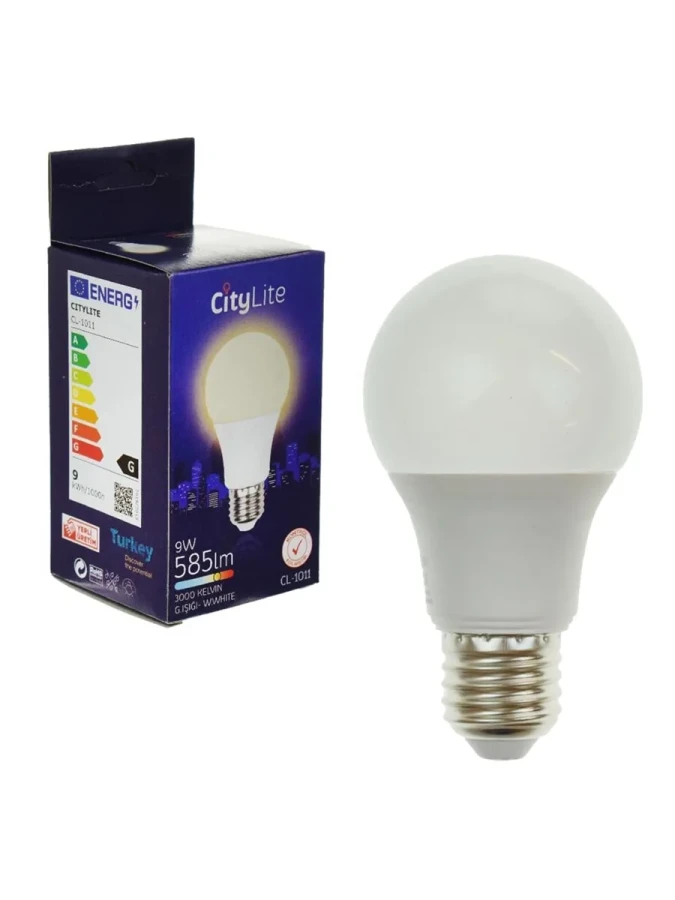 City Cl-1011 Lite 9w E27 Sarı Led Ampul