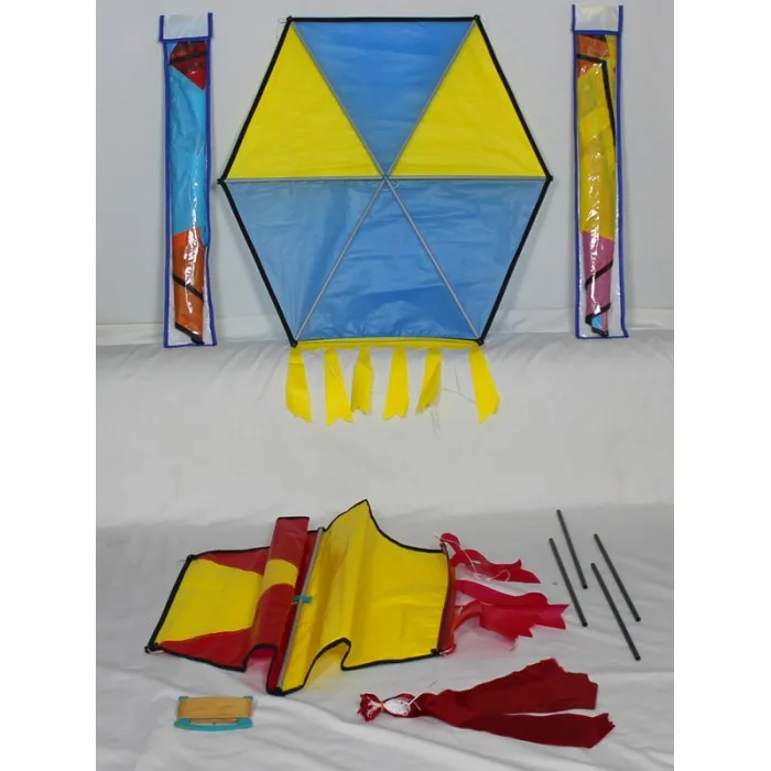 Gülen 73x73 Cm Kumaş Çerçeveli Altıgen Uçurtma Taraftar Ghho-002-13