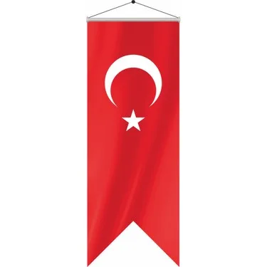 Kale 50x150 Alpaka Kırlangıç Türk Bayrağı