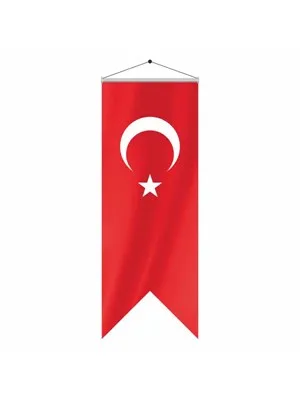 Kale 50x150 Alpaka Kırlangıç Türk Bayrağı