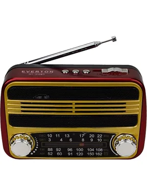 Everton Rt-310bt Fm-usb-tf Şarjlı Nostaljik Radyo