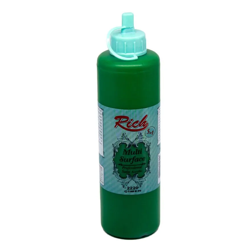 Rich 500 Cc Multı Surface Akrilik Boya 03877 Çimen Yeşili