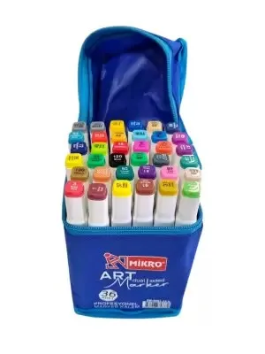 Mikro Art Çift Uçlu Marker Kalem 24 Renk Zw-8001-24