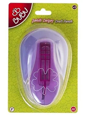 Bubu 3" (7,6 Cm) Xxl Şekilli Delgeç Yonca De0014