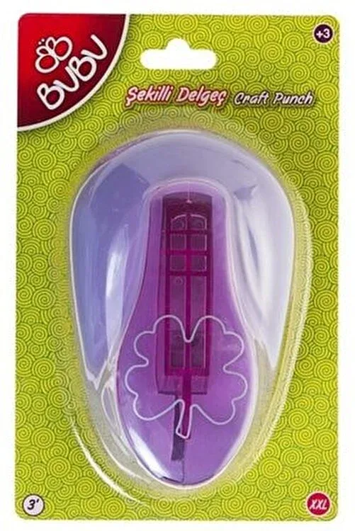 Bubu 3" (7,6 Cm) Xxl Şekilli Delgeç Yonca De0014