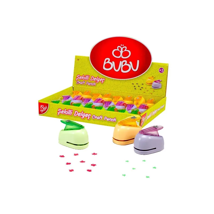 Bubu 3\8" Şekilli Delgeç Karışık Desenler Bubu00018
