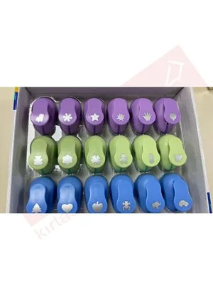 Bubu 3\8" Şekilli Delgeç Karışık Desenler Bubu00018