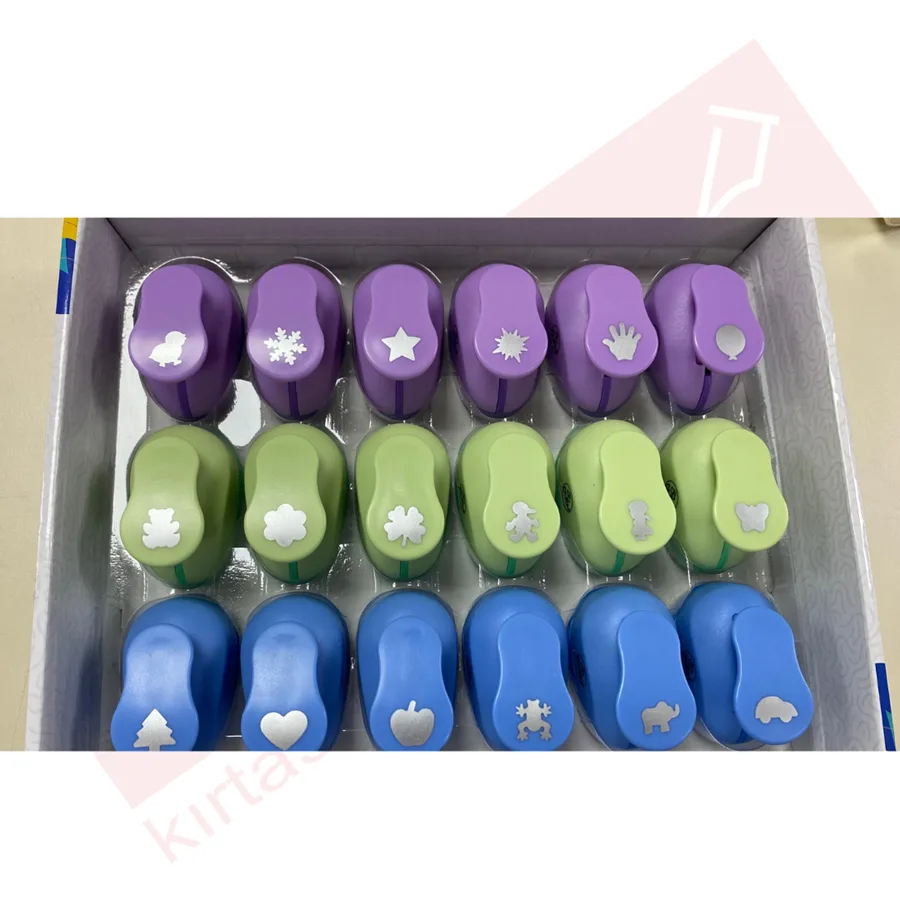 Bubu 3\4" Şekilli Delgeç Karışık Desenler Bubu00019