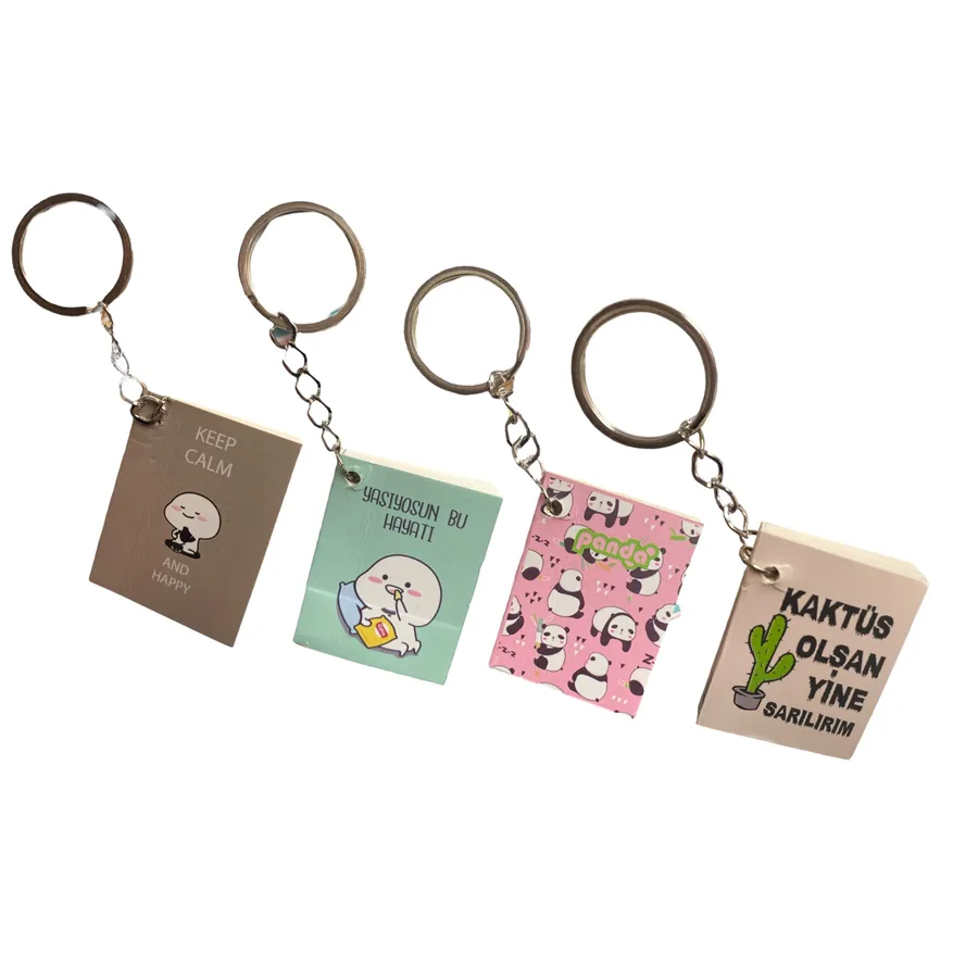 Universal Mini Defter Anahtarlık Güzel Sözler