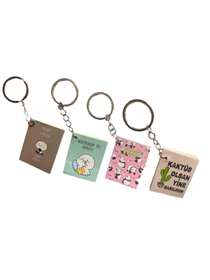 Universal Mini Defter Anahtarlık Güzel Sözler