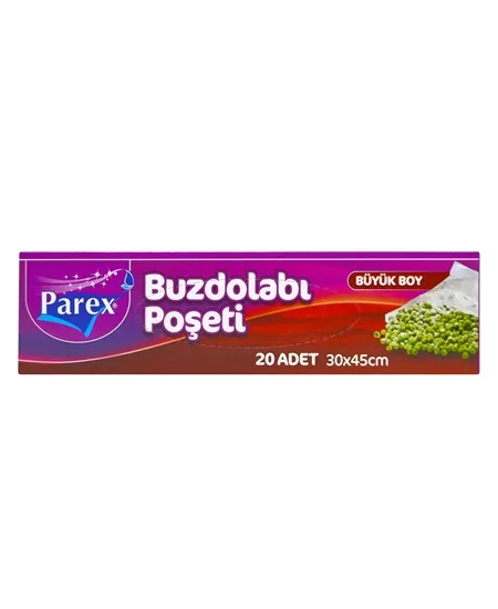 Parex 30x45 Cm Büyük Boy Buzdolabı Poşeti 20"li 2107503