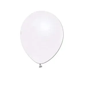 Gemar 11" Metalik Balon Beyaz 100"lü