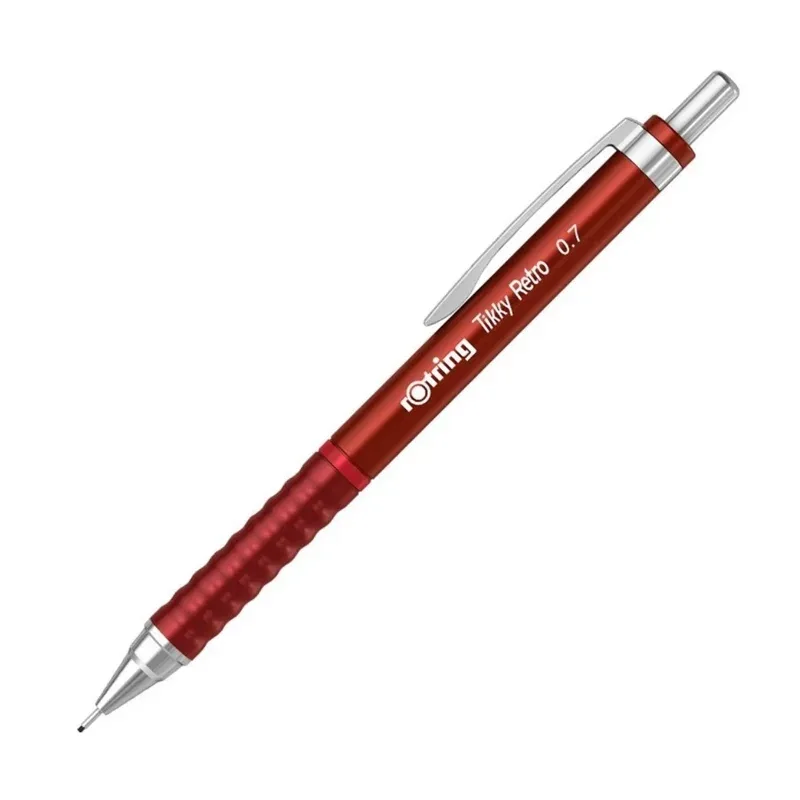 Rotring Tikky Retro Versatil Kalem 0.7 Metalik Kırmızı 2202631