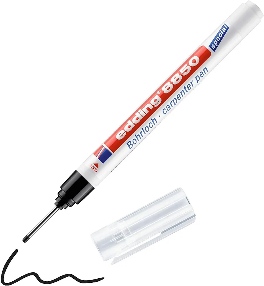 Edding E-8850 Montaj İşaretleme Kalemi Siyah ( Tekli Blister)