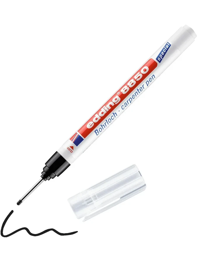 Edding E-8850 Montaj İşaretleme Kalemi Siyah ( Tekli Blister)