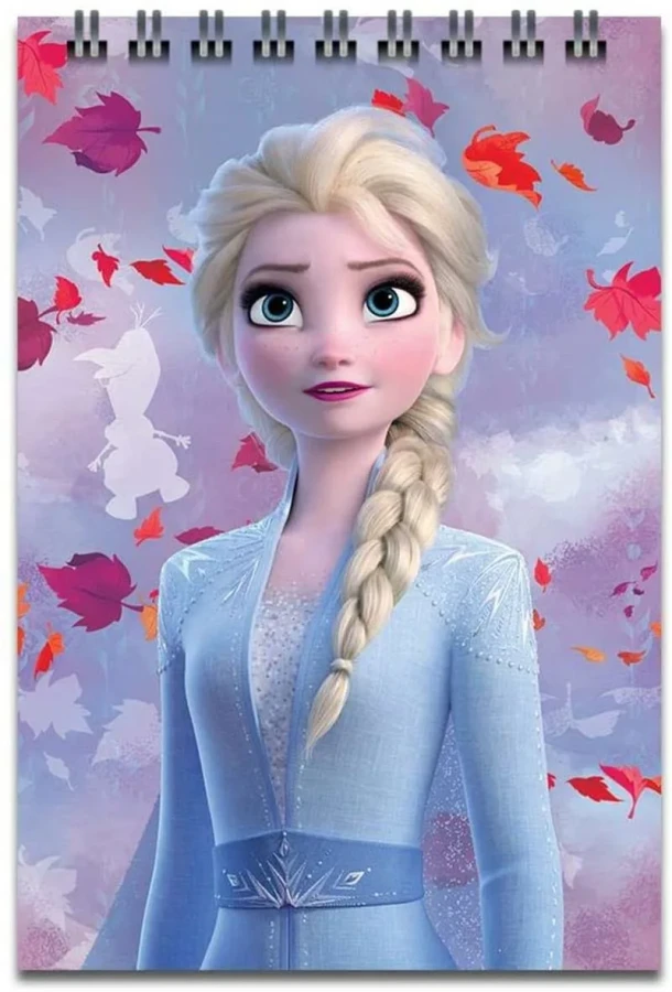 Keskin Color Frozen Iı A7 Spiralli Karton Kapak Bloknot Çizgili 42 Yp 140100-92