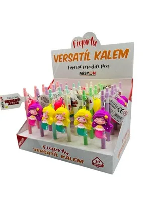 Misyon 0.7 Versatil Kalem Peluş Kalp Figürlü Msy-0451