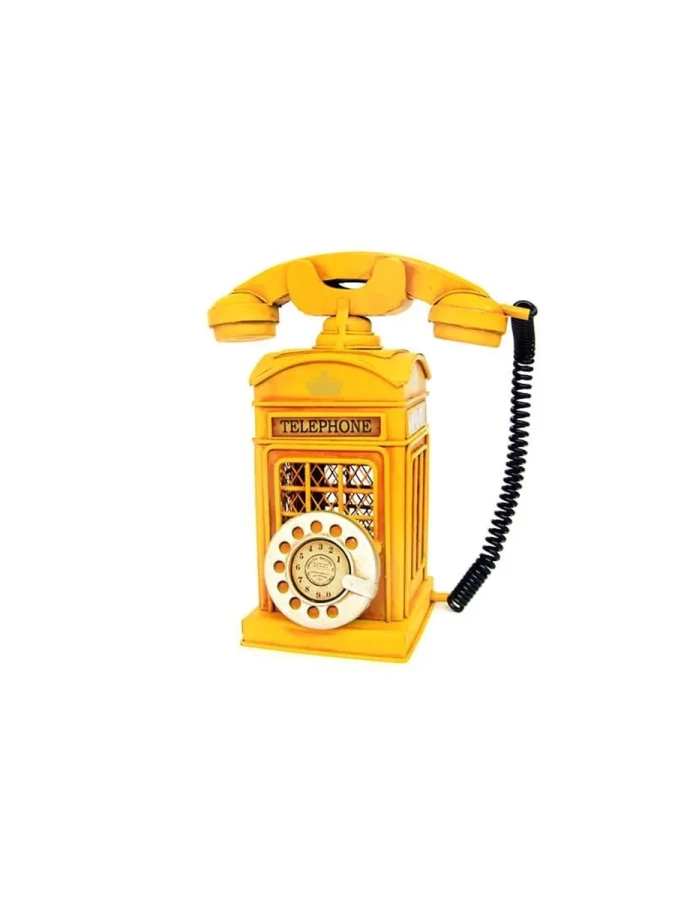 Misyon Dekoratif Obje Ahizeli Telefon Model Saatli Kumbara 2318