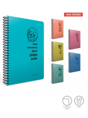 Gıpta Real 17x24 Pp Kapak Spiralli Defter Çizgili 80 Yp 7232
