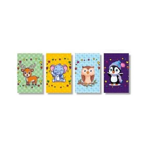 Elma Sevimli Hayvanlar 14x20 Sert Kapak Defter Çizgili 120 Yp Mbh01-yıı