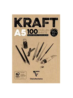 Clairefontaine A5 90 Gr Kraft (sketch) Defter 100 Yp 96544
