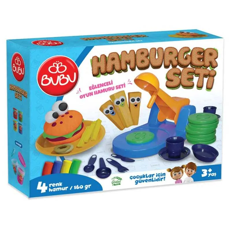 Bubu Oyun Hamuru Seti Hamburger (l) Oh0010