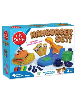 Bubu Oyun Hamuru Seti Hamburger (l) Oh0010