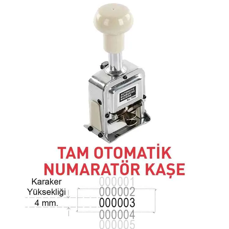 Sarff Ns06 6 Hane Krom Otomatik Numaratör 15314406