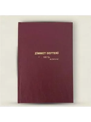 Altınyıldız 21x30 Zimmet Defteri Ciltli 80 Yp