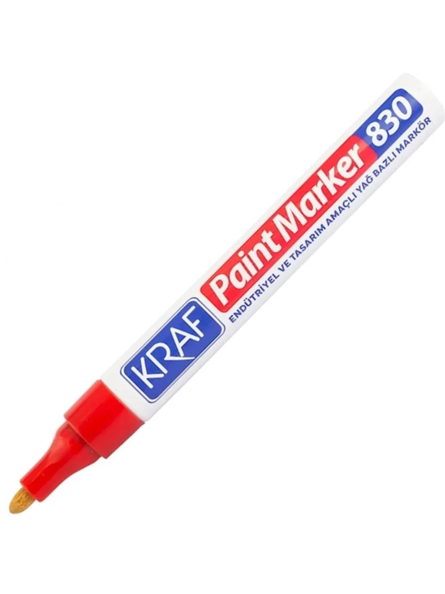 Kraf 830 Paint Marker Kalem Kırmızı